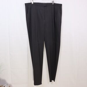 Lafayette 148 New‎ York Trousers 20 Black Womens Straight Leg Professional AS IS